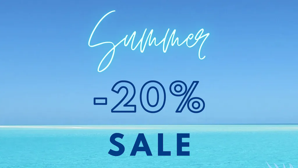 Summer sale -20% discount