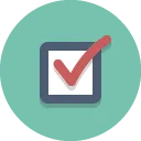 icon flat cirkel checkbox