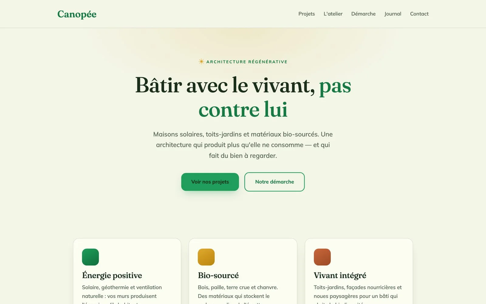 Solar — Solarpunk, vert et or solaire
