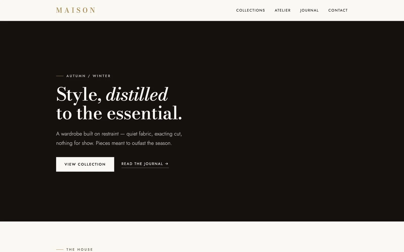 Podium — Magazine de mode, luxe épuré